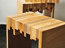 woodworking stool from scraqps