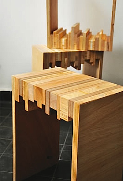 woodworking stool from scraqps