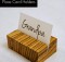 wooden place card holders