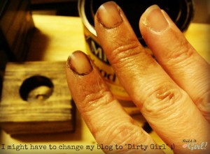 dirty hands